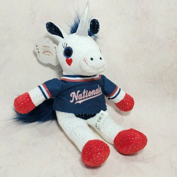 Genuine Merchandise 12" MLB Mascot Factory 12" Unicorn Plush Toy Nationals - Picture 1 of 10